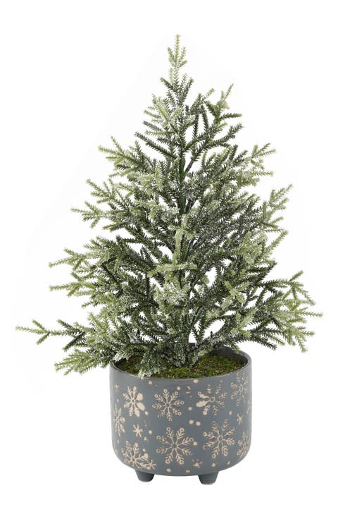 18.5" Frosted Christmas Tree