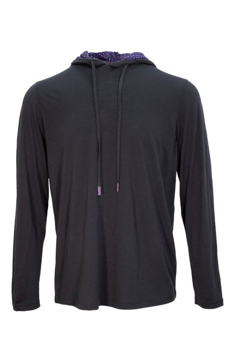 Hugo Extra Fine Merino Wool Lightweight Hoodie