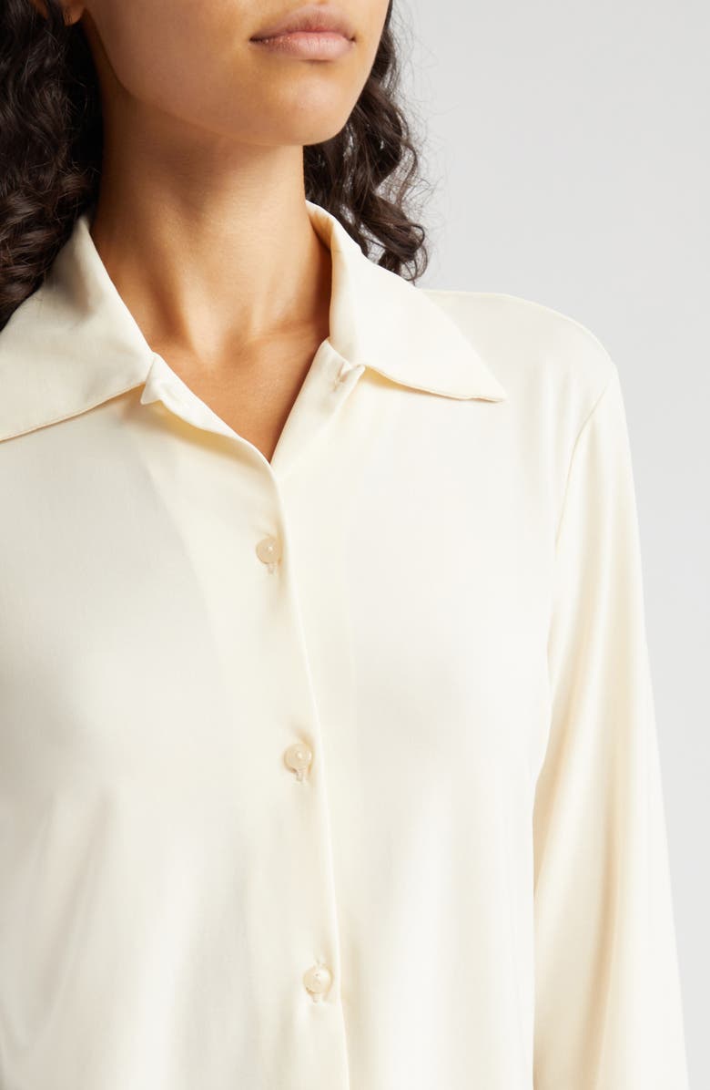 Vince Long Sleeve Button-Up Shirt, Alternate, color, Pale Sun Stone