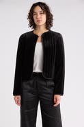 Sanctuary Quilted Velvet Jacket