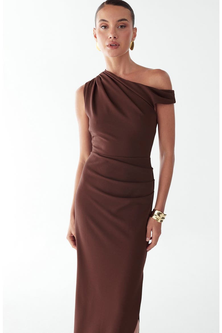 Raye Maxi Dress, Alternate, color, Chocolate