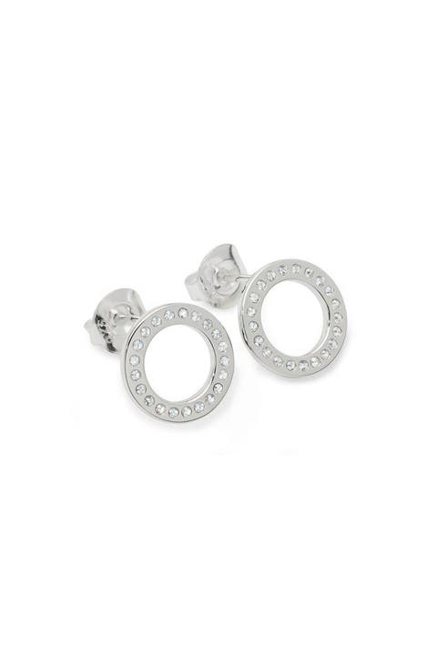 Art Deco Halo Studs