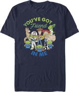 Toy Story Men's Toy Story Friend in Me Scene Graphic T-Shirt