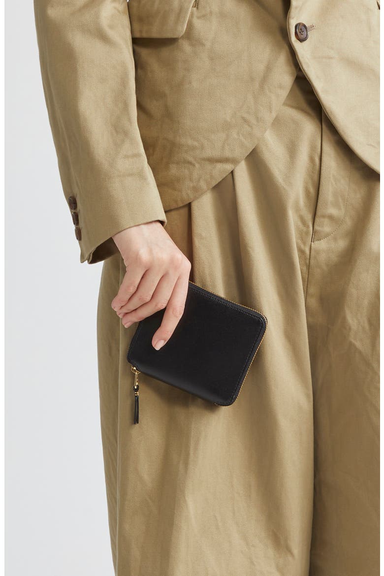Classic Leather Wallet, Alternate, color, BLACK