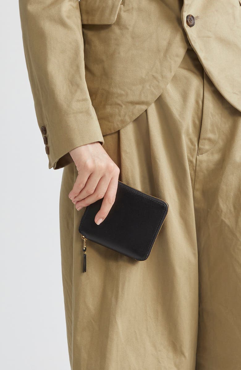 Comme des Garçons Wallets Classic Leather Wallet, Alternate, color, Black