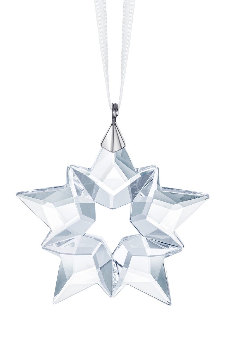 Little Star Crystal Ornament, Main, color, CLEAR