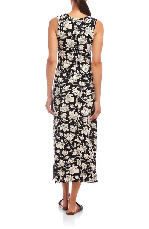 Karen Kane Sleeveless V-neck Midi Dress