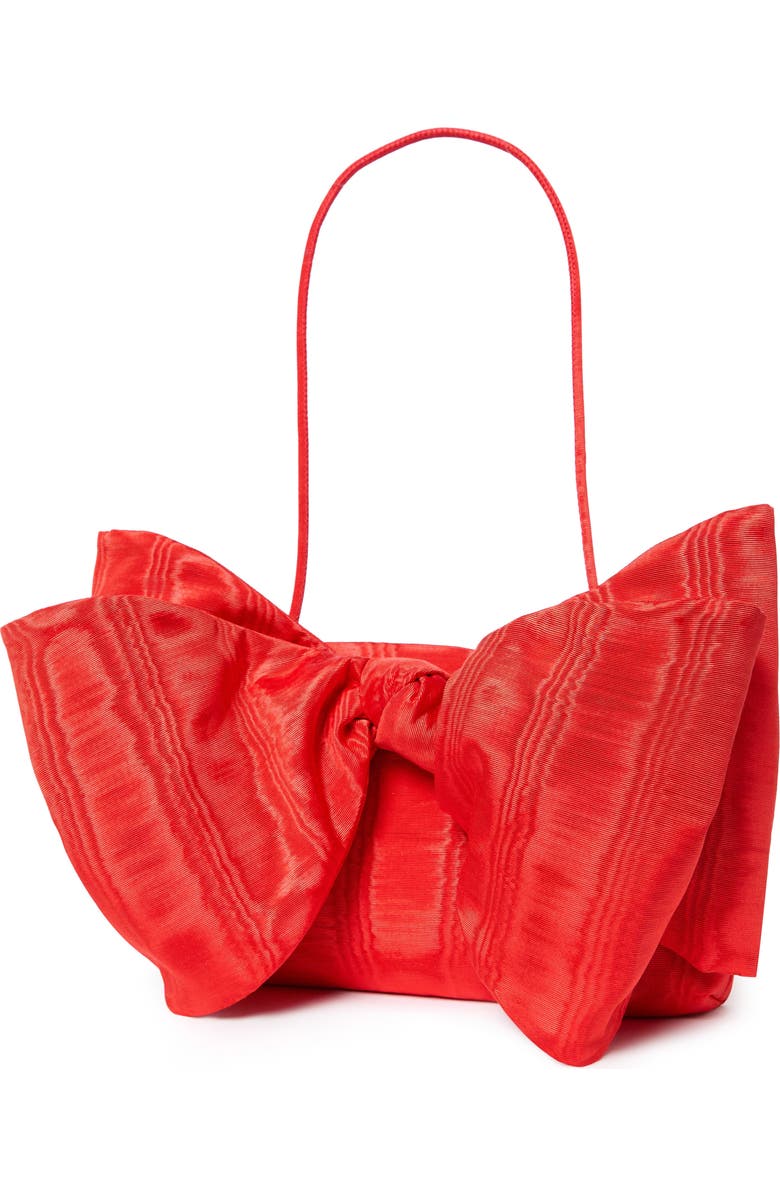 Loeffler Randall Valerie Bow Clutch, Alternate, color, Red