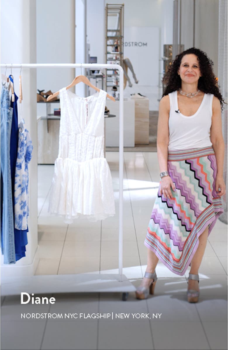 Sarita Lace Trim Broderie Anglaise Minidress, sales video thumbnail