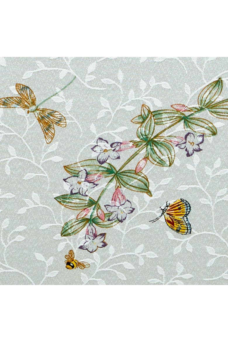 Butterfly Meadow Damask Tablecloth, Alternate, color, Multicolor
