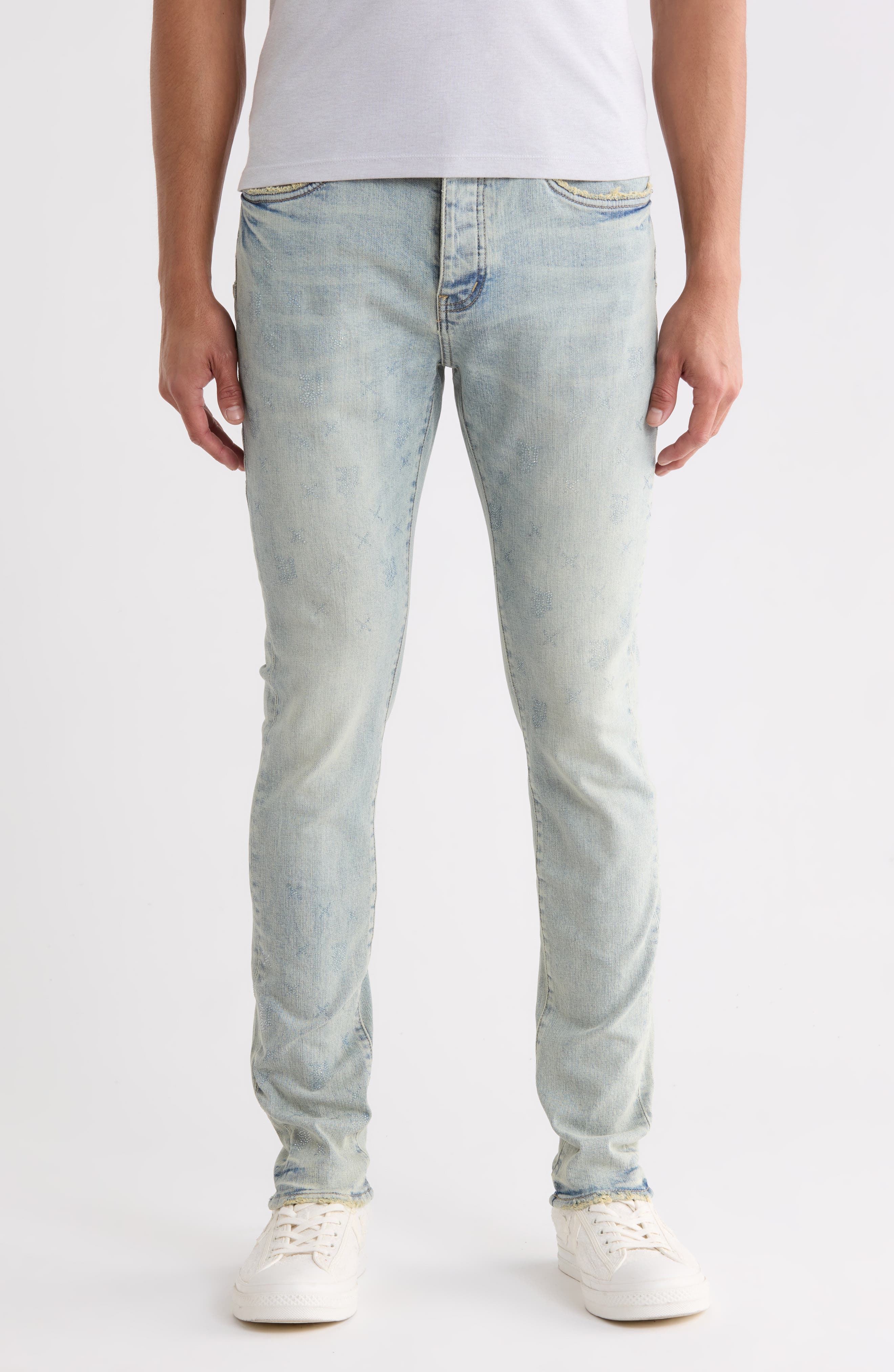 Albus Crystal Monogram Jeans