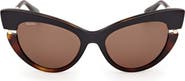 Max Mara 56mm Cat Eye Sunglasses