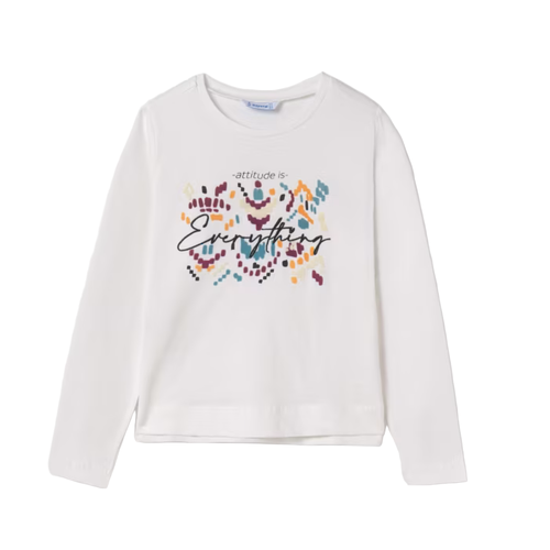 Mayoral Long-sleeve T-shirt In Brown