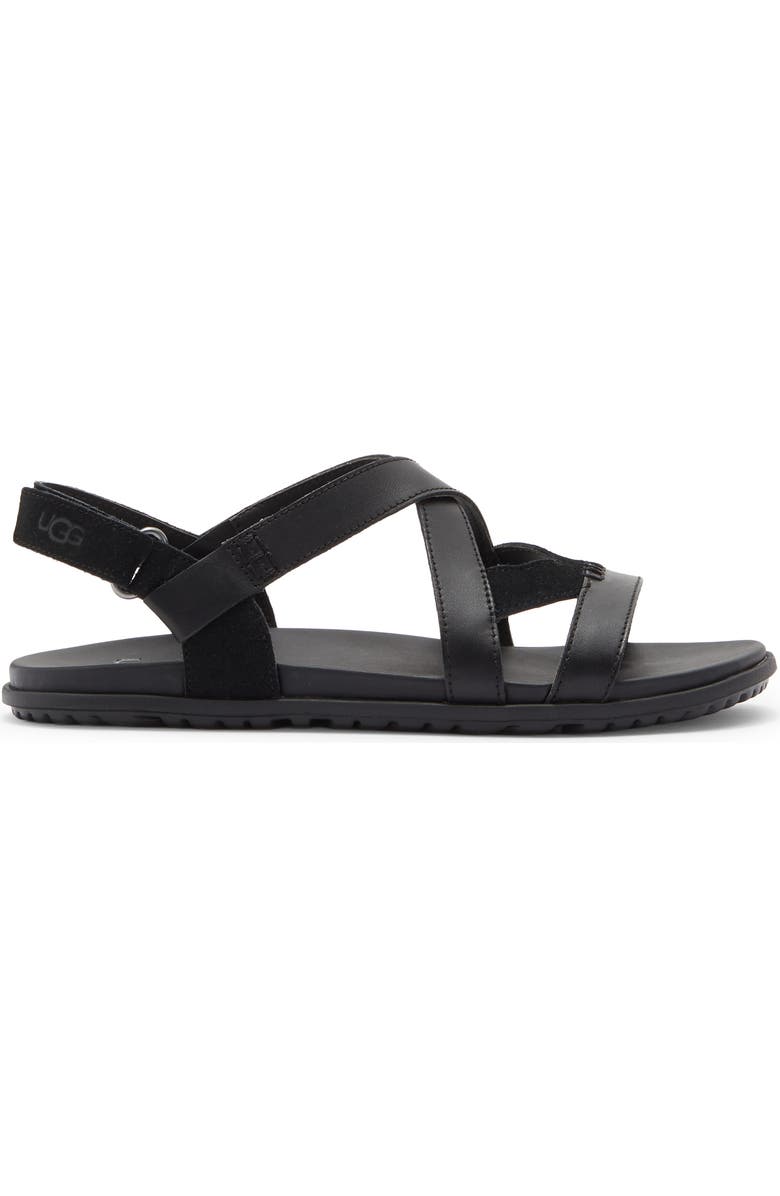 UGG<sup>®</sup> Solivan Slingback Sandal, Alternate, color, Black