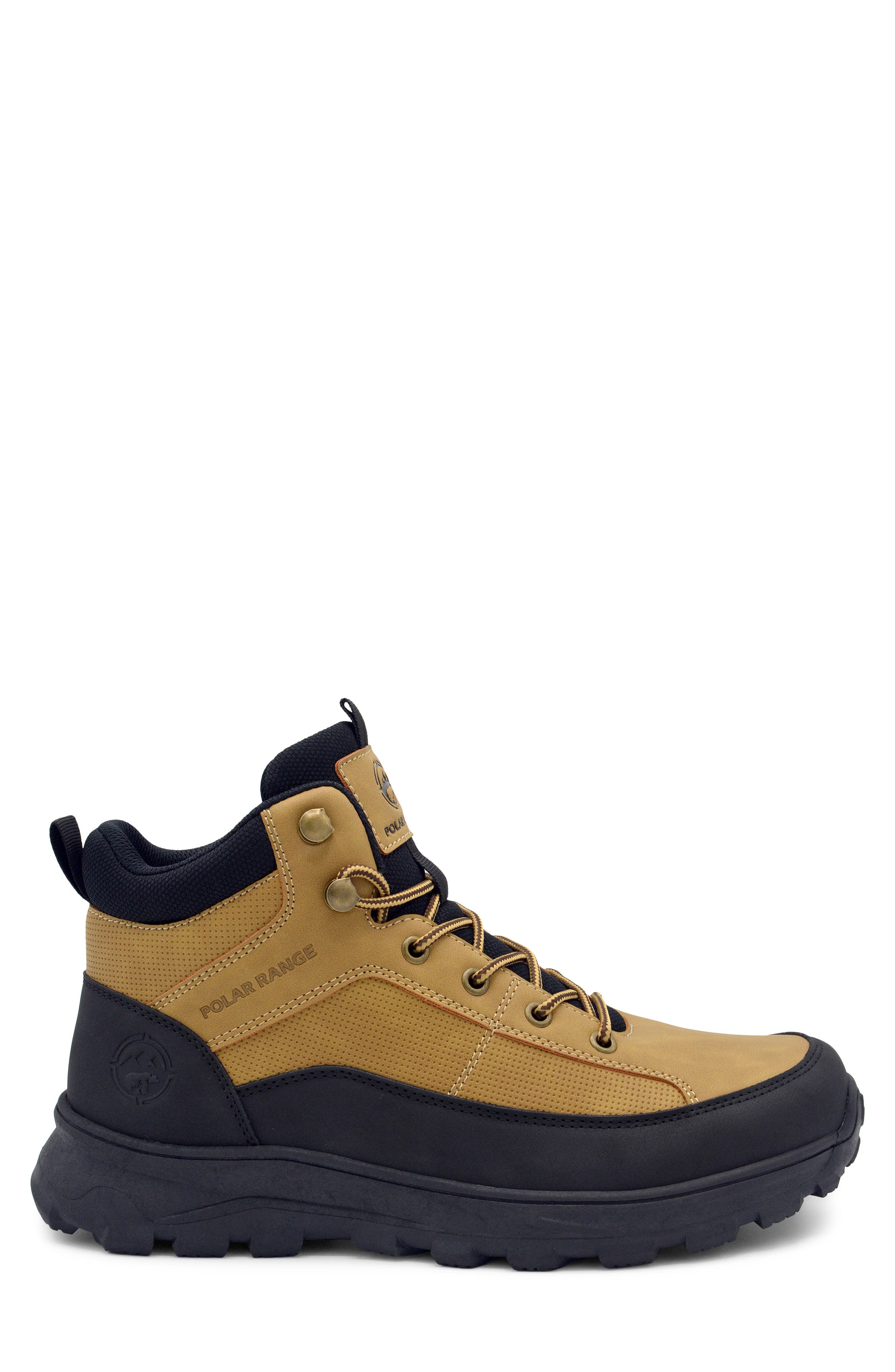 Hazen Faux Leather Boot, Alternate, color, WHEAT
