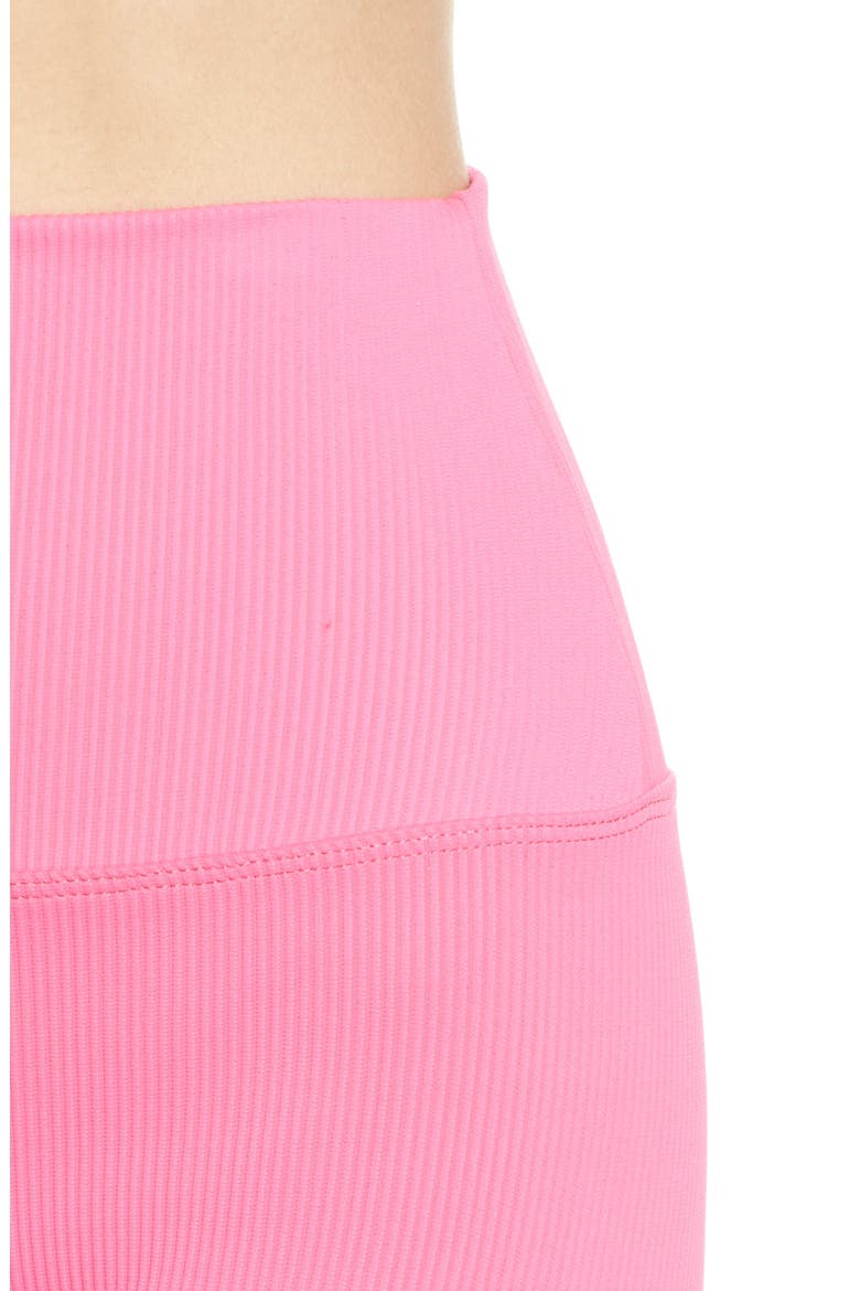 Rib Bike Shorts, Alternate, color, NEON PINK