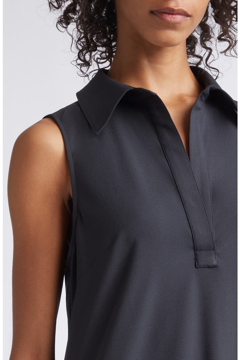 Rayne Sleeveless Flounce Hem Dress, Alternate, color, BLACK