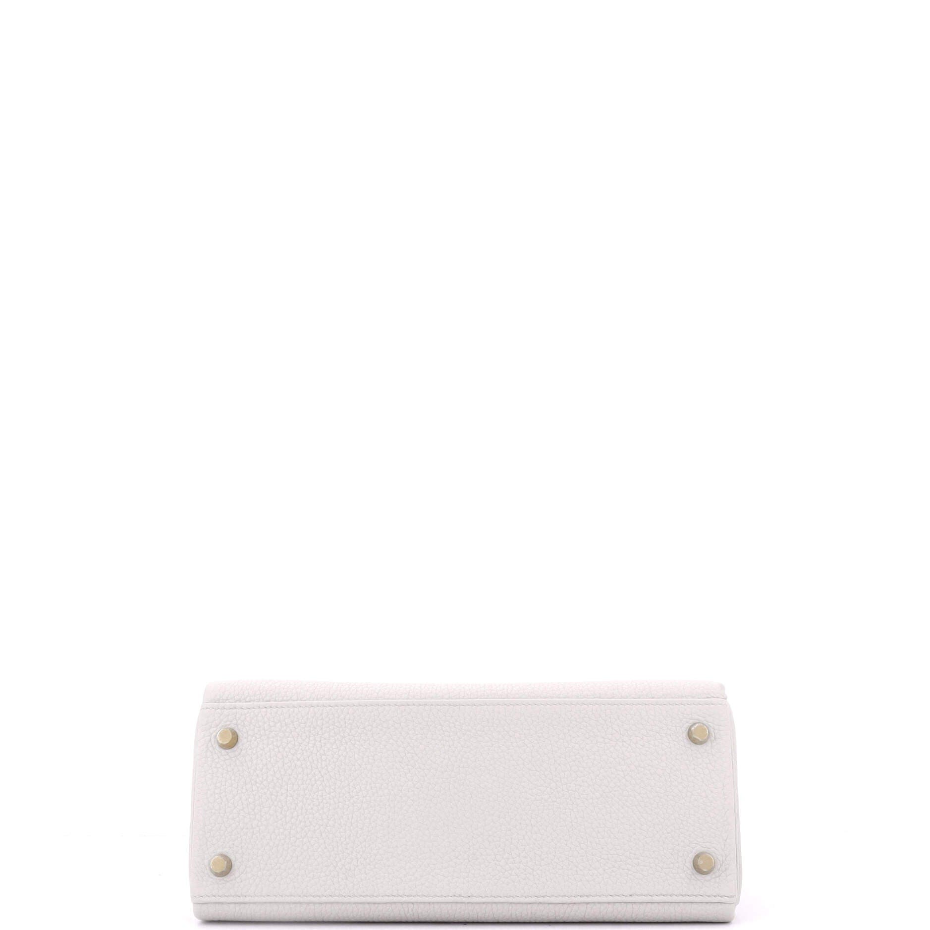 Pre-Owned Hermes Kelly Handbag Light Togo with Gold Hardware 28, Alternate, color, Beton