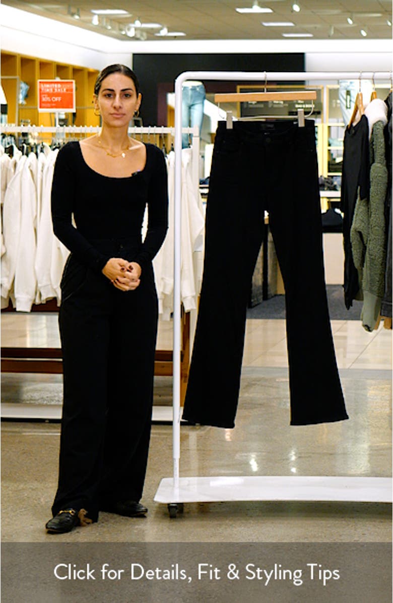 Meg Raw Hem High Waist Wide Leg Jeans, sales video thumbnail