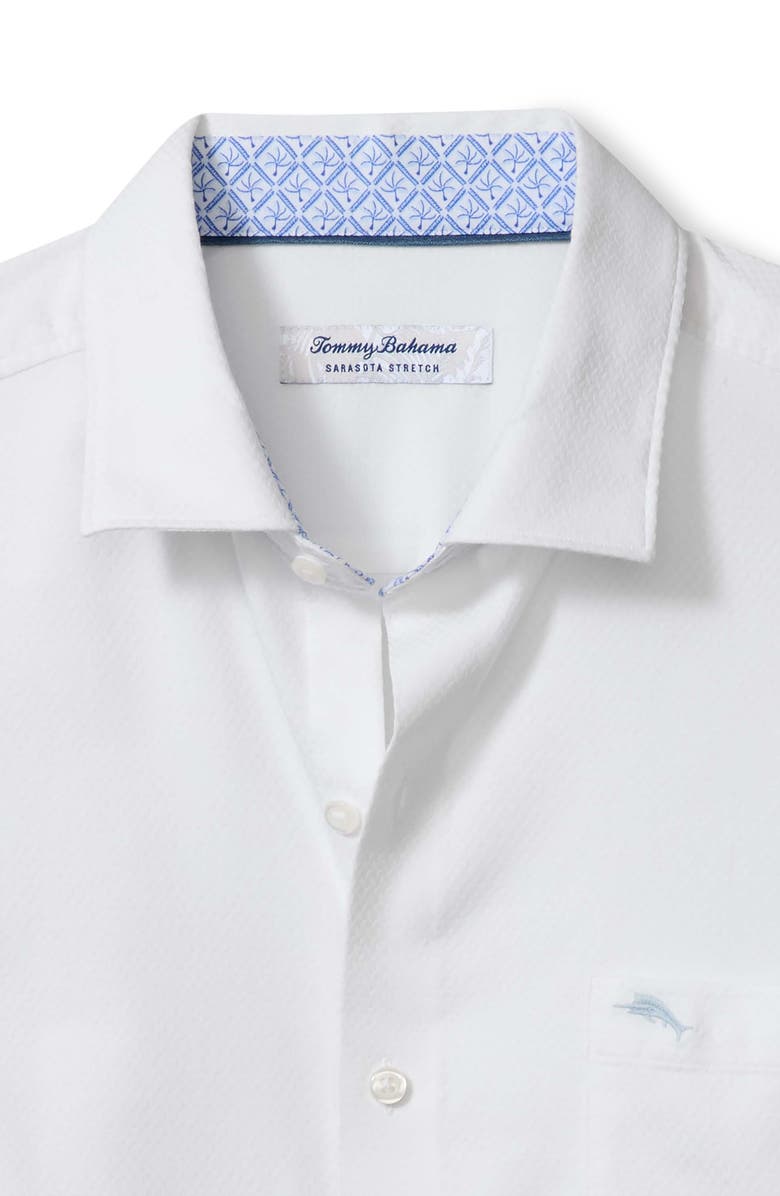 Tommy Bahama Sarasota Stretch Ventura Coast IslandZone<sup>®</sup> Button-Up Shirt, Alternate, color, White
