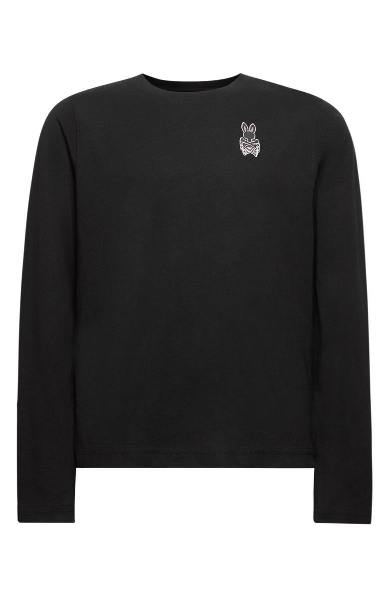 Psycho Bunny Kids' Johnny Pima Cotton Graphic T-Shirt, Main, color, Black