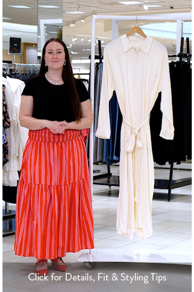 Camilla Long Sleeve Maxi Shirtdress video
