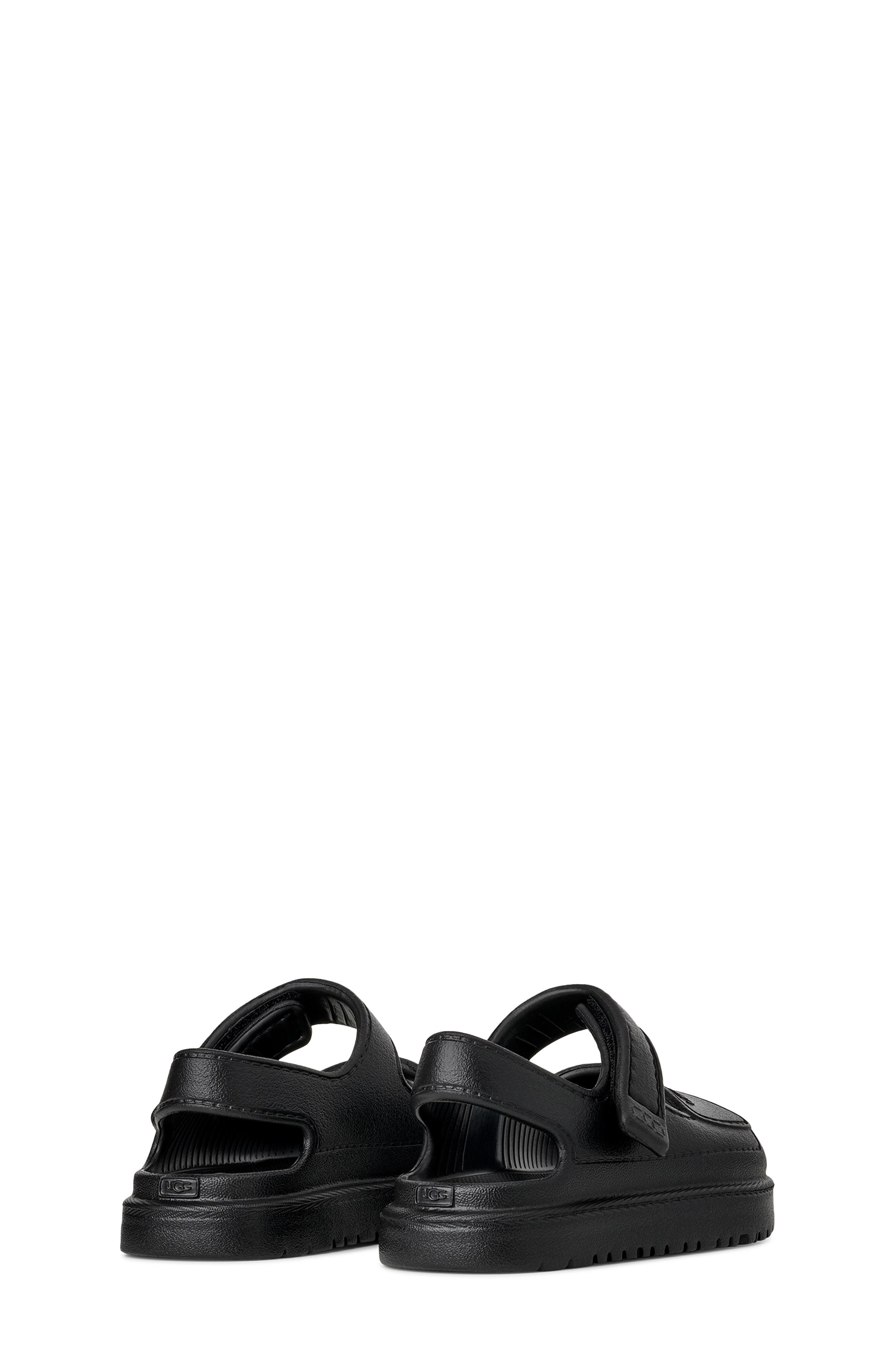 UGG<sup>®</sup> Kids' GoldenGlow Water Friendly Sandal, Alternate, color, Black