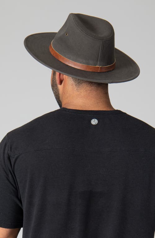 San Diego Hat Rivet Fedora In Charcoal