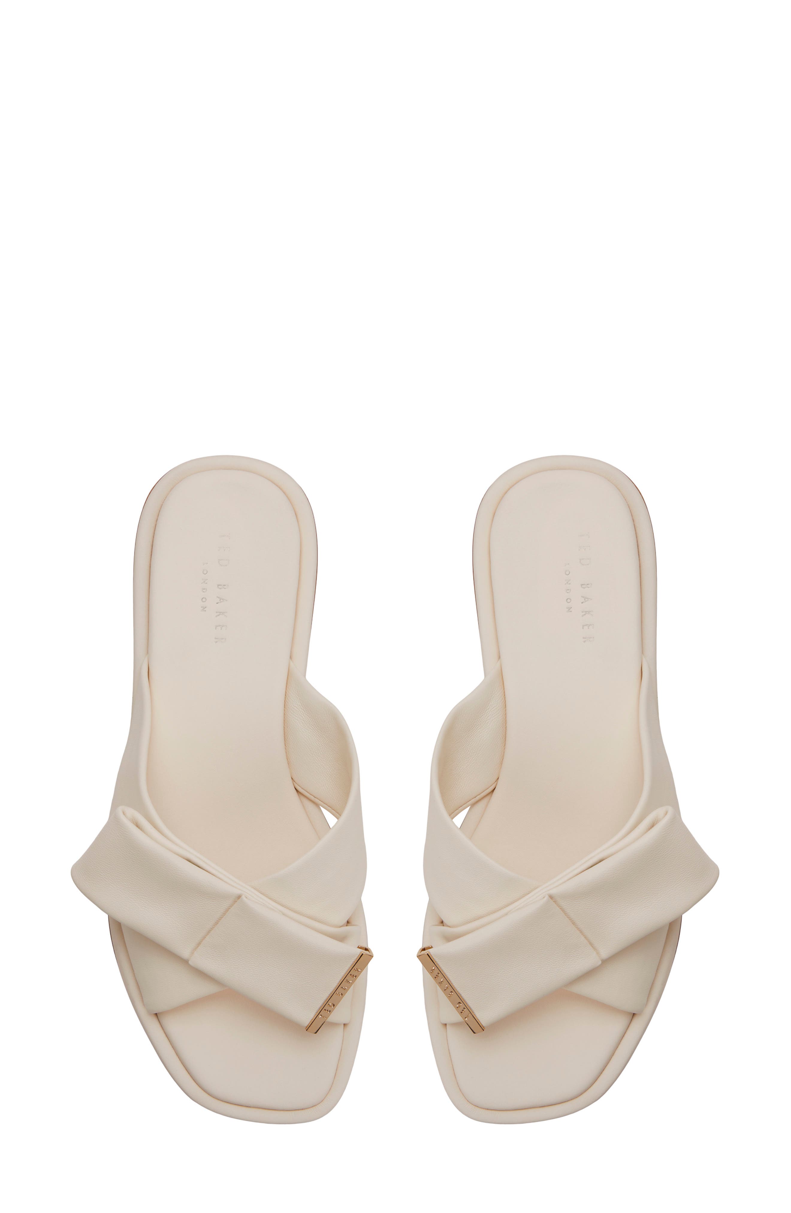 Ted Baker Spencer Slide Sandal, Alternate, color, White/ Bone
