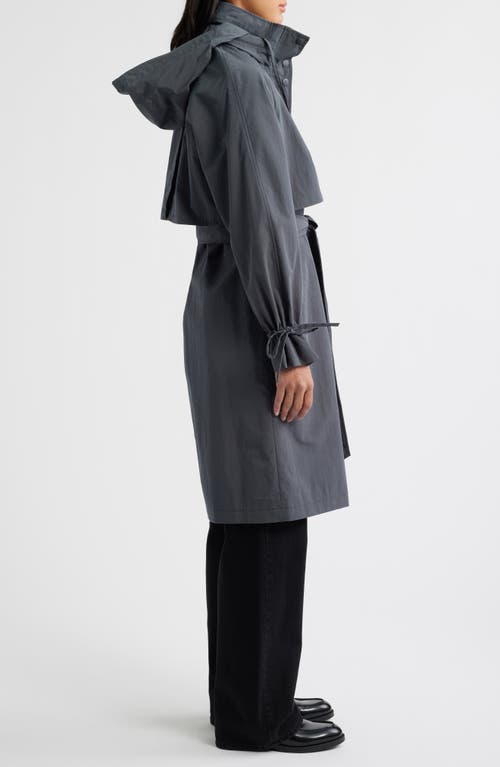 Bernardo Cotton Blend Trench Coat