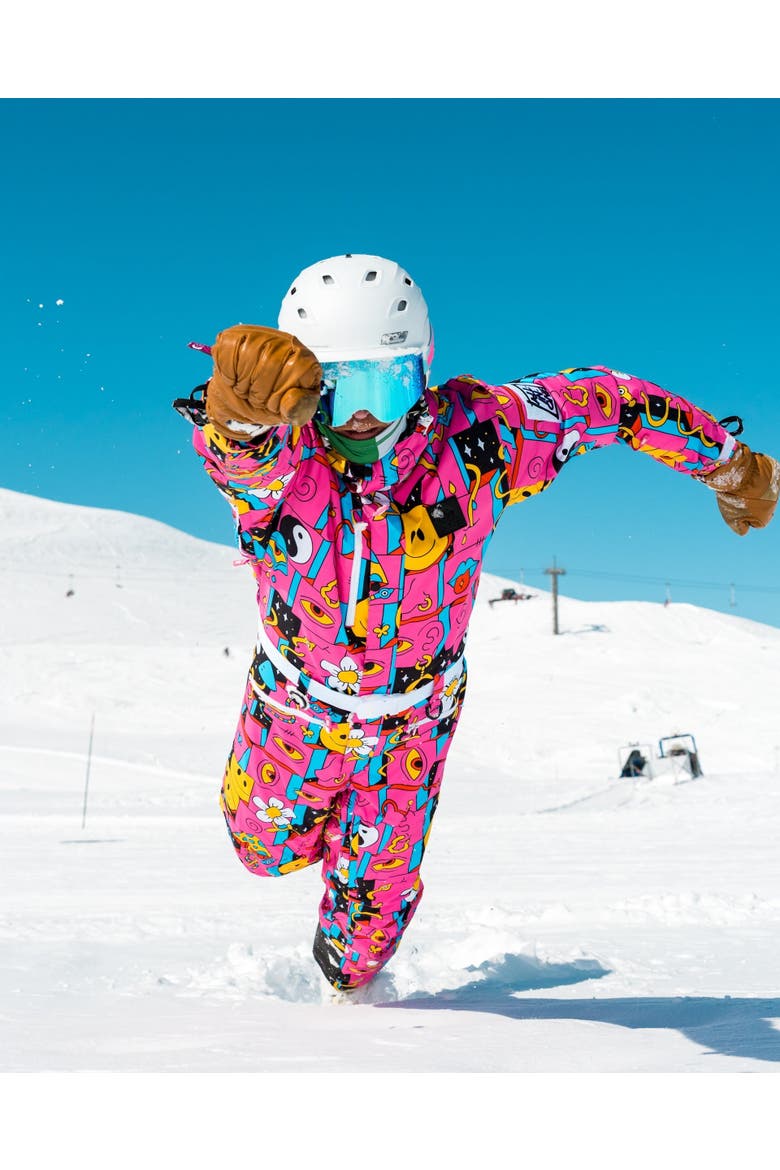 Trippy Hippy Ski Suit - Men's, Alternate, color, Pink