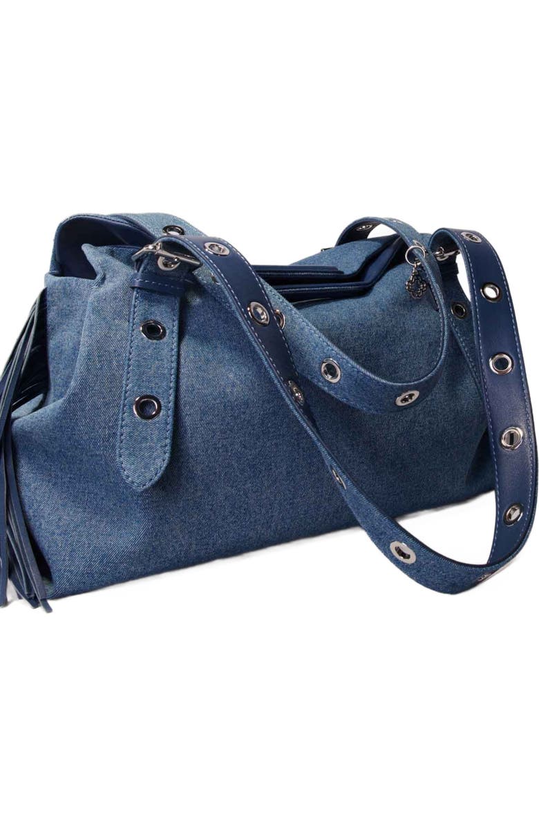 maje Denim Miss M XL bag, Alternate, color,