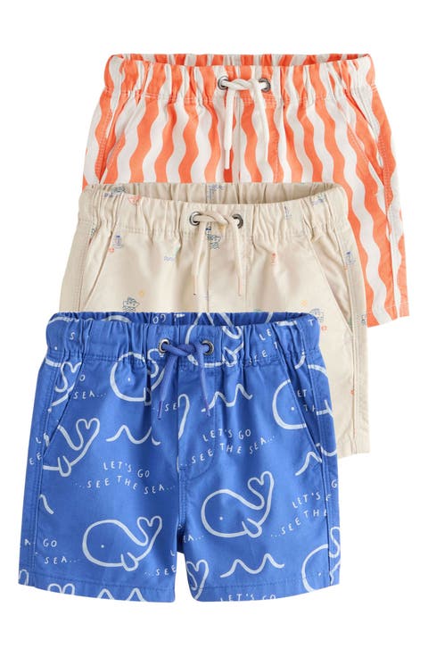 Kids' 3-Pack Geo Print Shorts (Toddler & Little Kid)