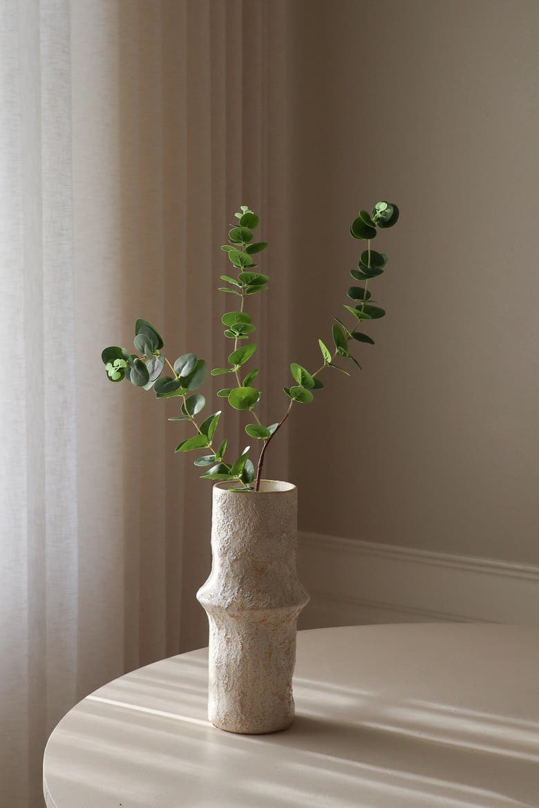 Green Eucalyptus Three Leaves, Alternate, color, Green