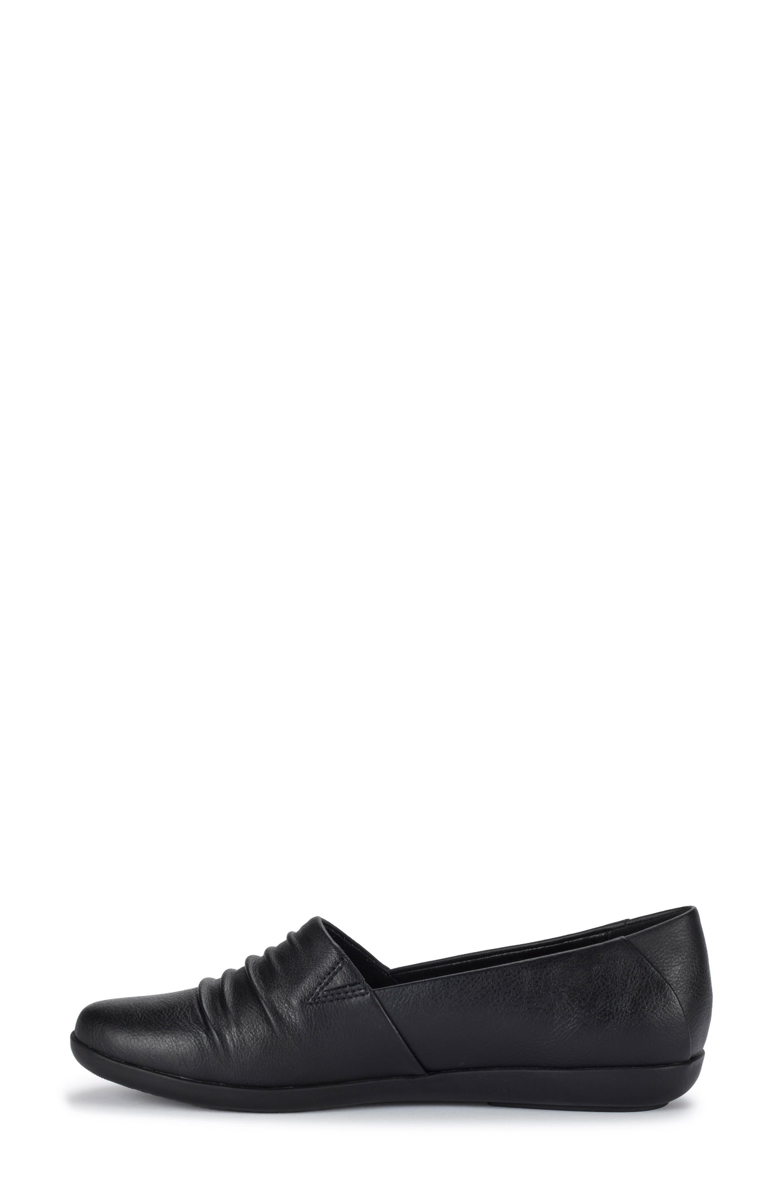 BARETRAPS Piper Ruched Flat, Alternate, color, Black