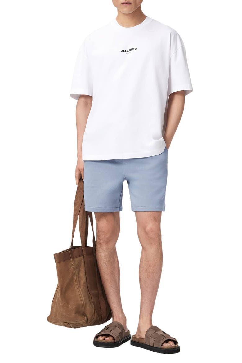 Asher Sweat Shorts, Alternate, color, MAYA BLUE