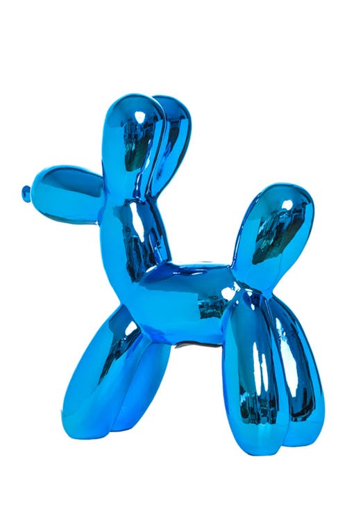 Interior Illusions Plus Royal Blue Balloon Dog Bank In Blue