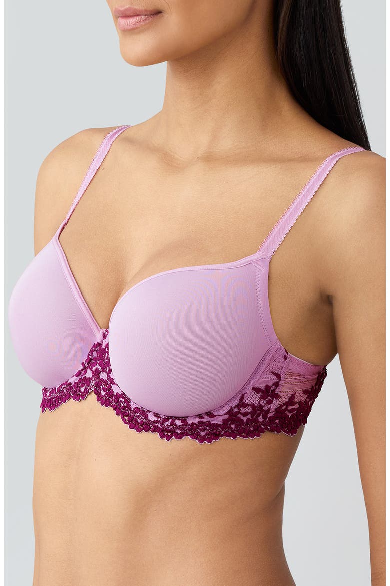 Embrace Lace® T-Shirt Bra, Alternate, color, LAVENDER SAGE/ DARK PURPLE