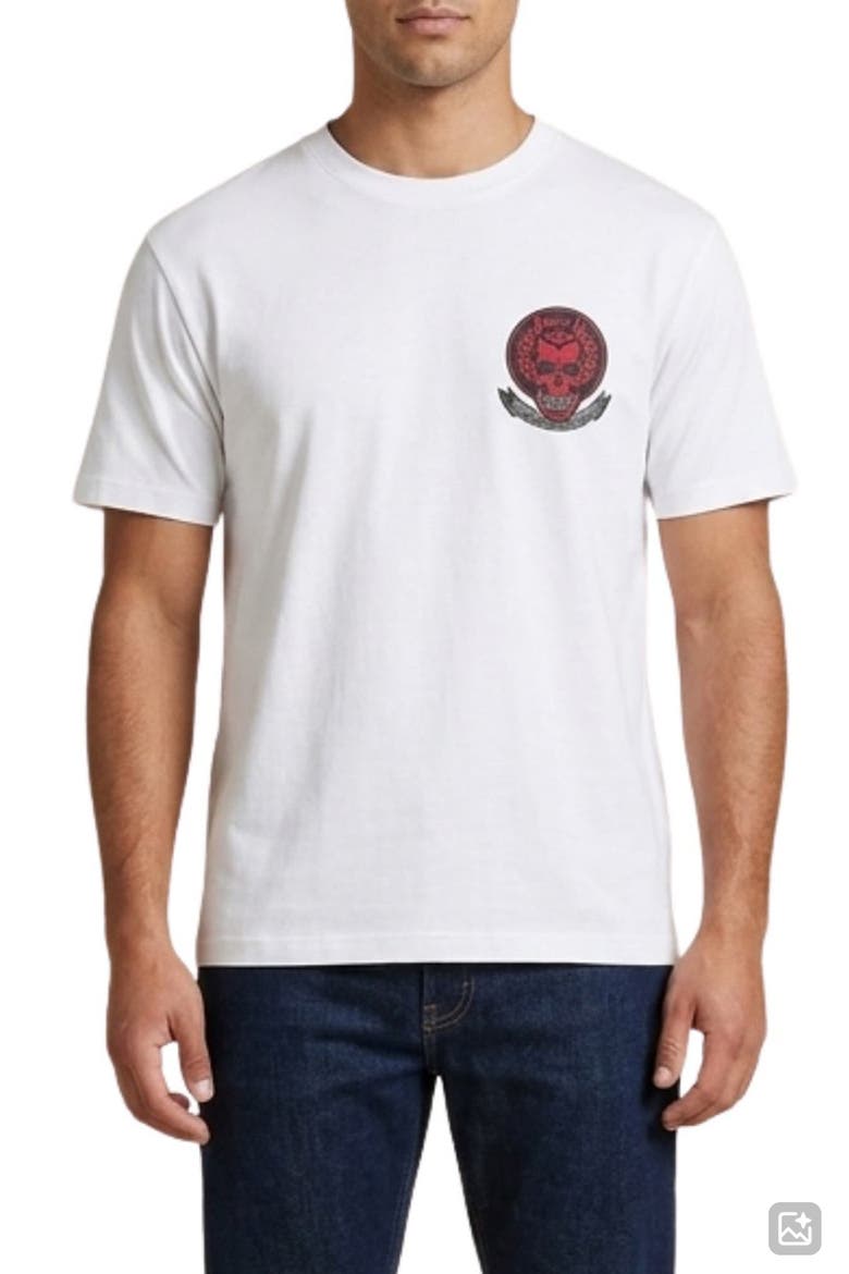 No Fear No Mercy Graphic T-Shirt, Main, color, WHITE