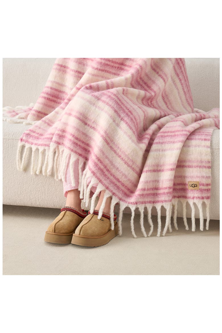 Joana Throw Blanket, Alternate, color, CREAM / DUSTY ORCHID