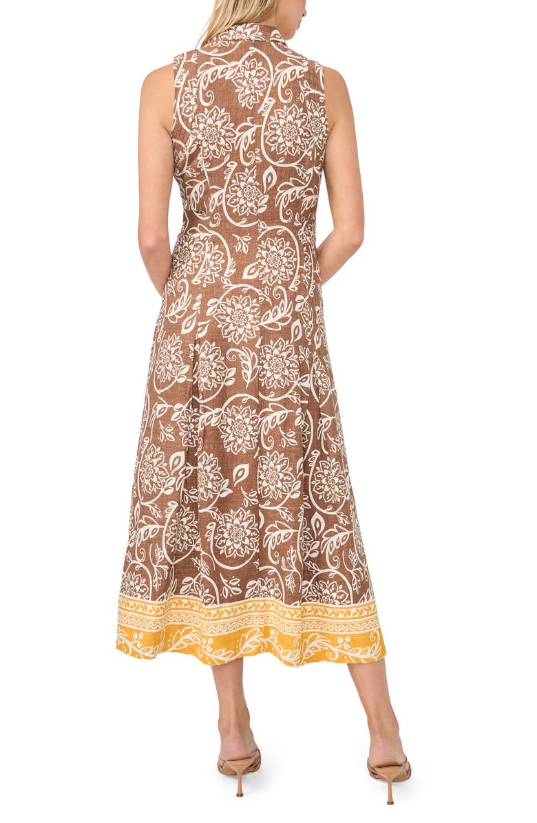 Halogen<sup>®</sup> Floral Sleeveless Shirtdress, Alternate, color,