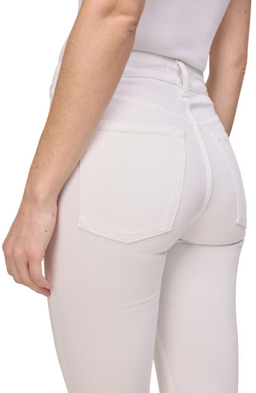 Warp & Weft Warp+weft Cropped Skinny Jeans In Optic