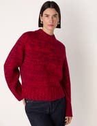 Whistles Chunky Wool Fleck Knit Sweater