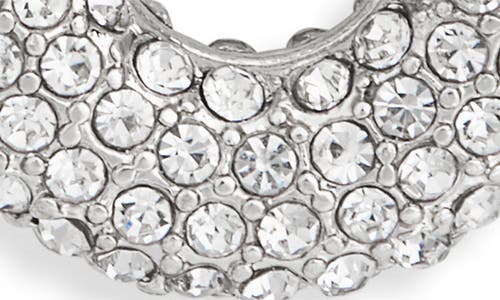 Tasha Crystal Donut Hoop Earrings