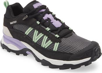 Salomon Shelter Low Shoes Leather Advanced Chassis Stormy Gray Purple M8 W9 Salomon Shelter Low Hiking Sneaker (Unisex) | Nordstromrack main image 3