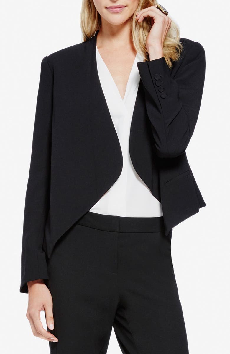 Vince Camuto Drape Front Blazer, Main, color,