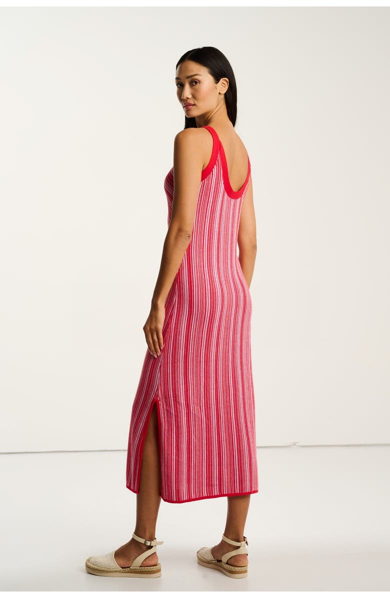 Lisa Todd Sun Kissed Cotton Knit Dress, Alternate, color, Lipstick Combo