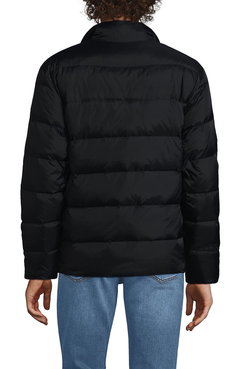 Lands' End Wide Channel 600 Down Puffer Jacket, Alternate, color, Black