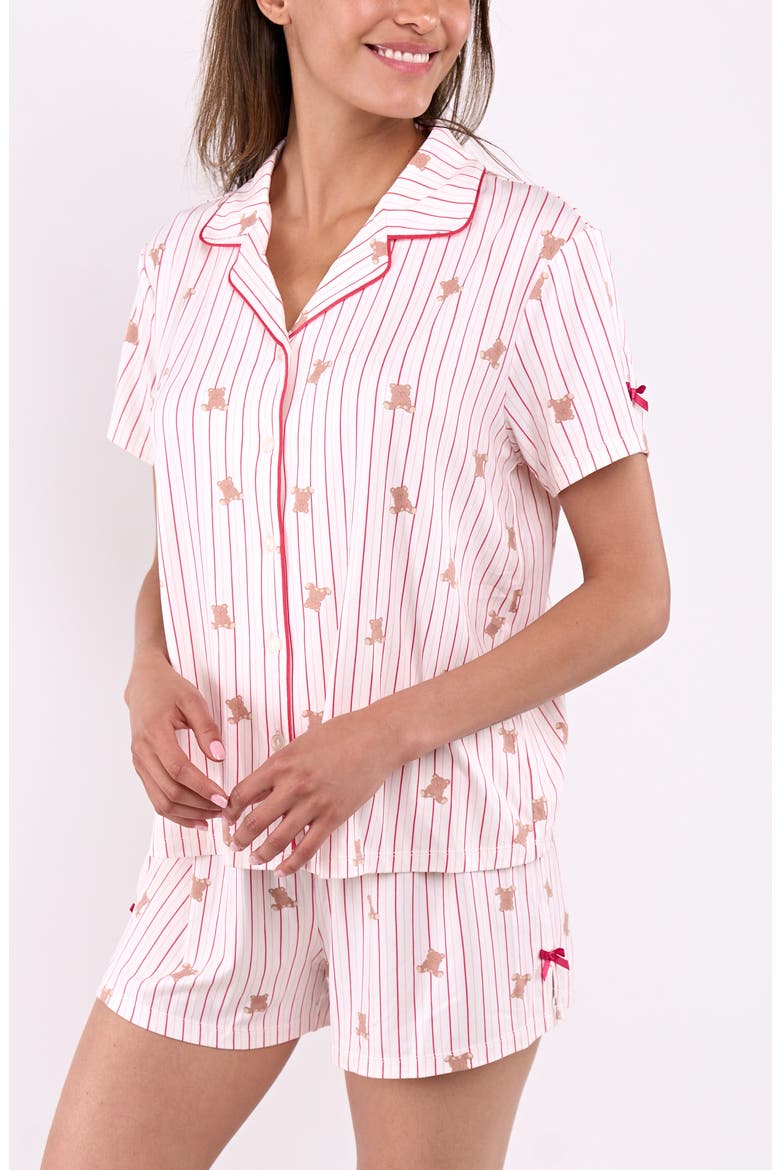 Breann 3-Piece Pajama Set, Alternate, color, PINK