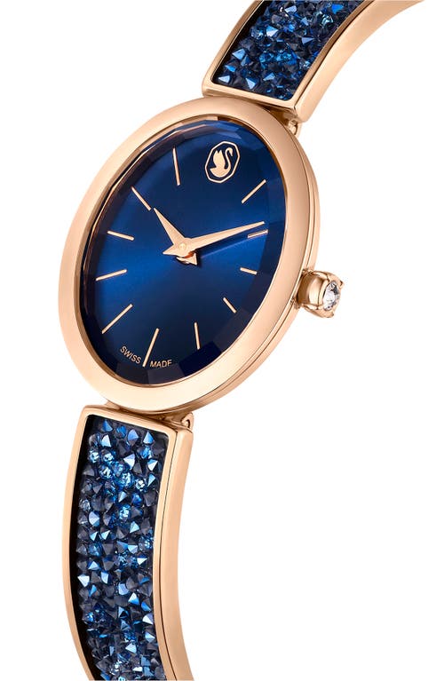 Swarovski Crystal Rock Oval Bracelet Watch, 26mm X 29mm